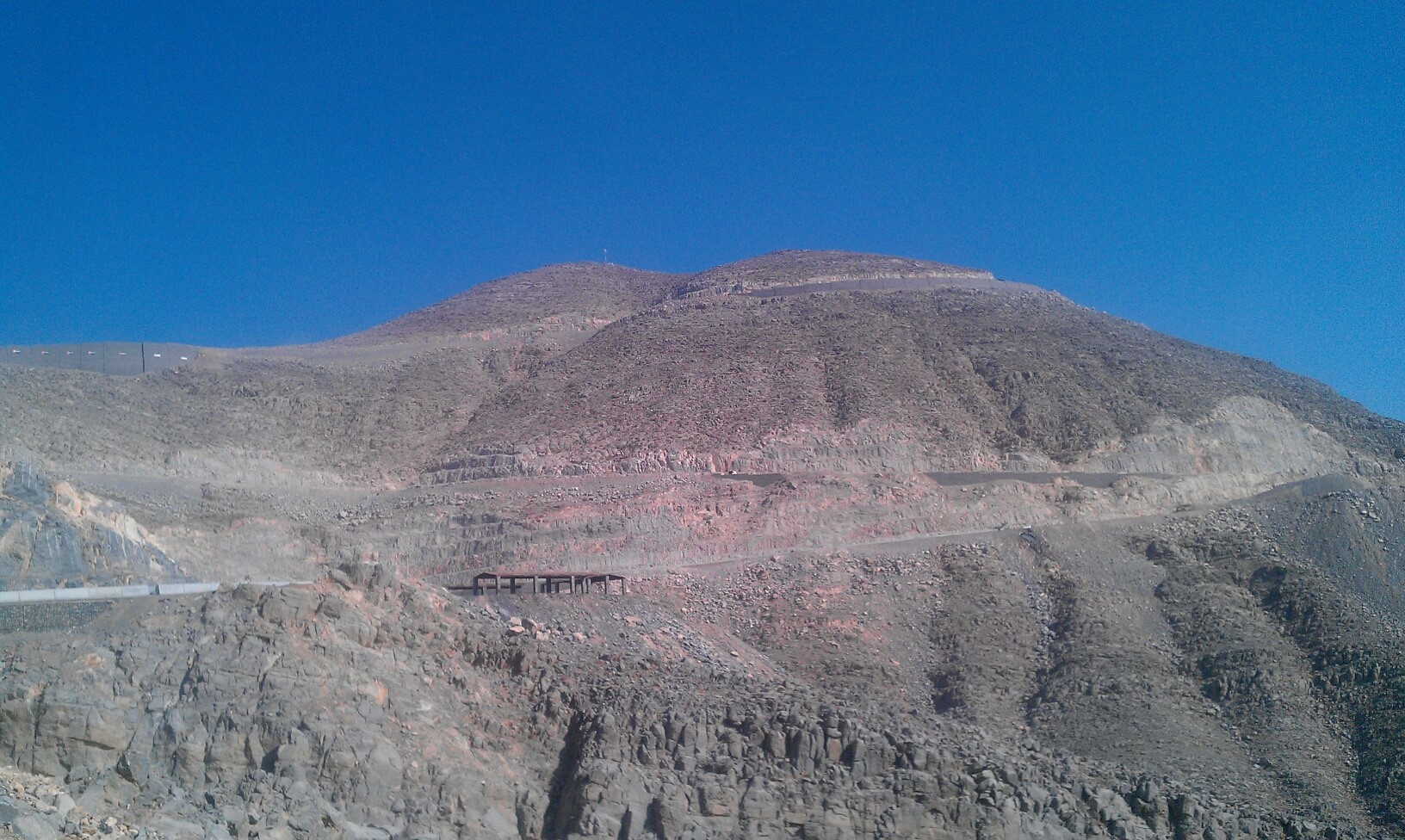 Dahshur pyramid on desert plain